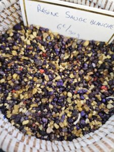 ENCENS NATUREL RÉSINE SAUGE BLANCHE