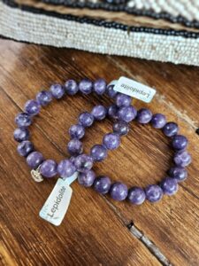 BRACELET LÉPIDOLITE 10MM AA++